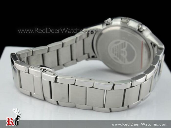BUY Emporio Armani Quartz Chronograph Silver Mens Watch AR2458