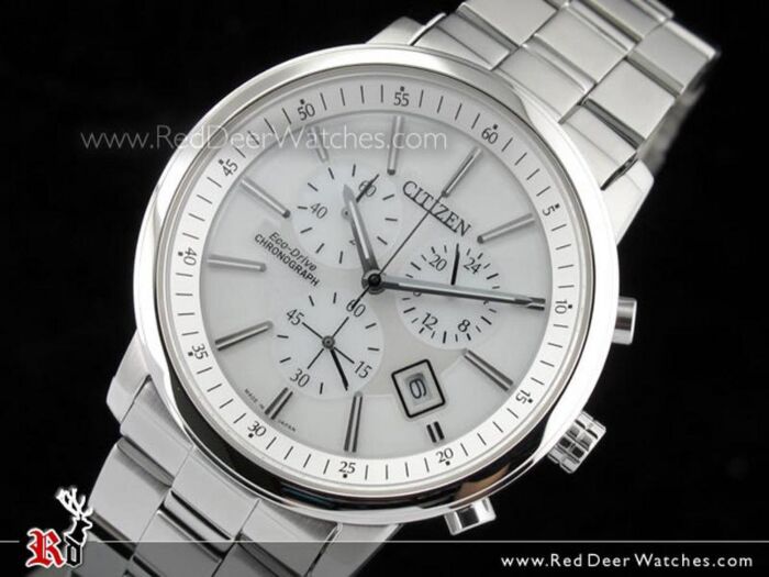 BUY Citizen Eco Drive Chronograph White Men's Watch AT0495-51A