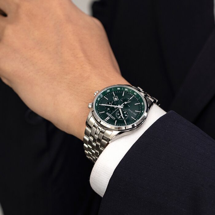 BUY Citizen Eco-Drive Sapphire Chronograph Watch AT2149-85X