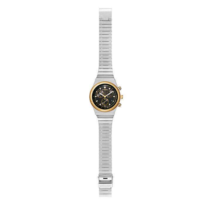 Citizen Chronograph Quartz Black Dial Mens Watch AT2544-64E