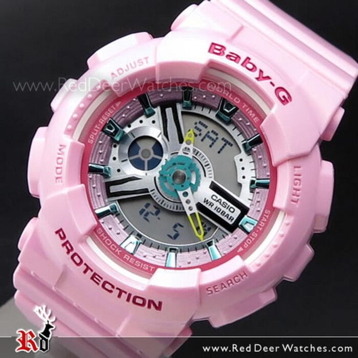 BUY Casio Baby-G Lustrous Pastel Analog Digital 100M World Time Alarm Watch  BA-110CA-4A, BA110CA - Buy Watches Online