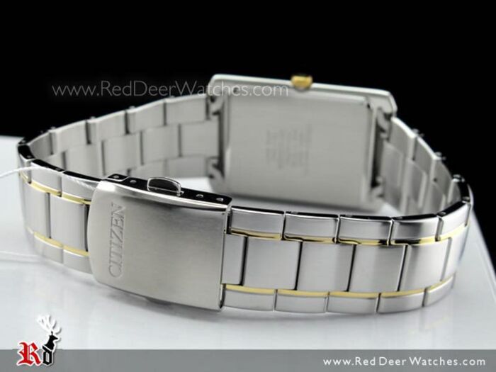 BUY Citizen Quartz Two Tone Rectangle Mens Dress Watch  display picture 3