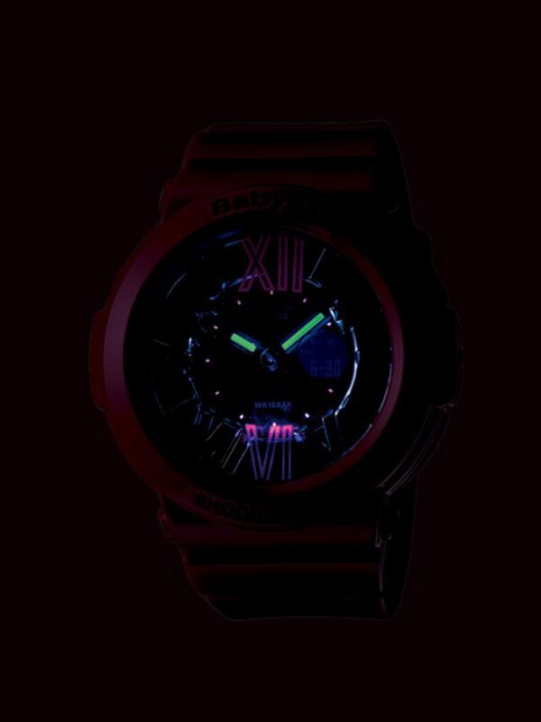 BUY Casio Baby G Neon Illuminator 100M 5 Alarms Watch BGA 160 4B BGA160 Buy Watches Online CASIO Red Deer Watches