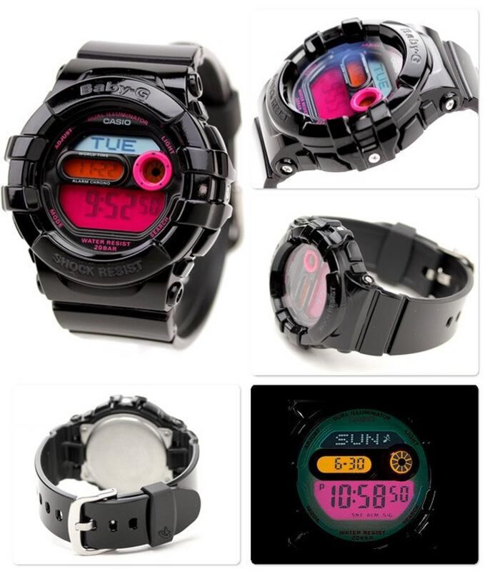BUY Casio Baby G big size dual illuminator Watch BGD 140 1B BGD140 Buy Watches Online CASIO Red Deer Watches
