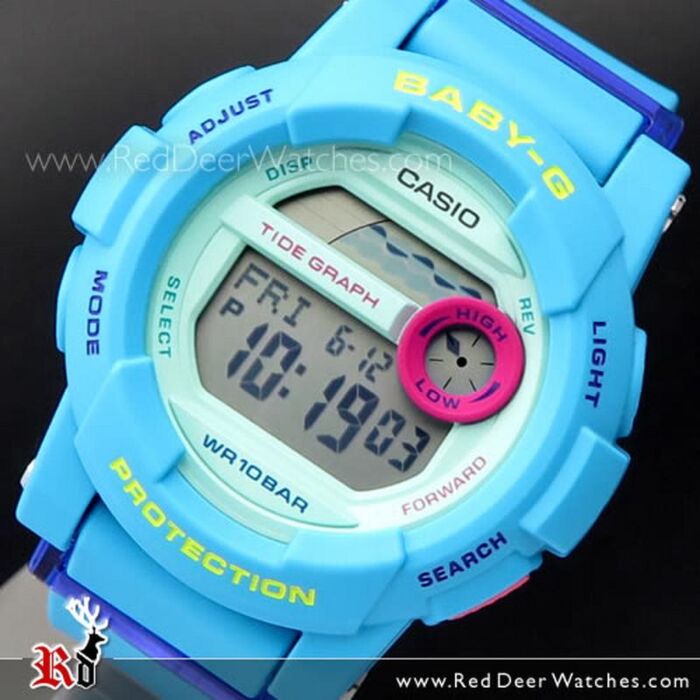 BUY Casio Baby-G G-Lide Moon Tide Graph Sport Watch BGD-180FB-2