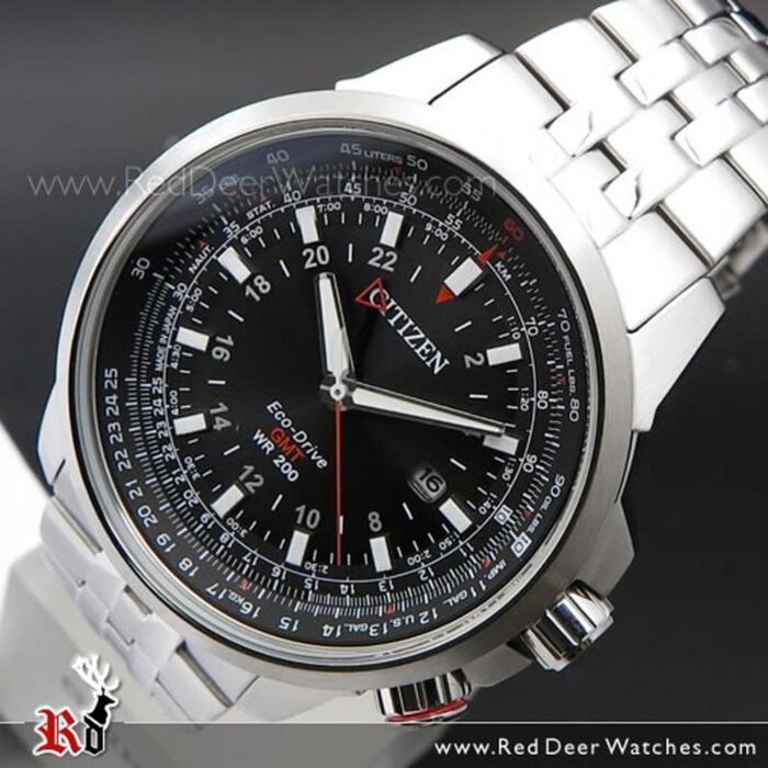 Citizen Eco-Drive Promaster Sky GMT Pilots Mens Watch BJ7071-54E