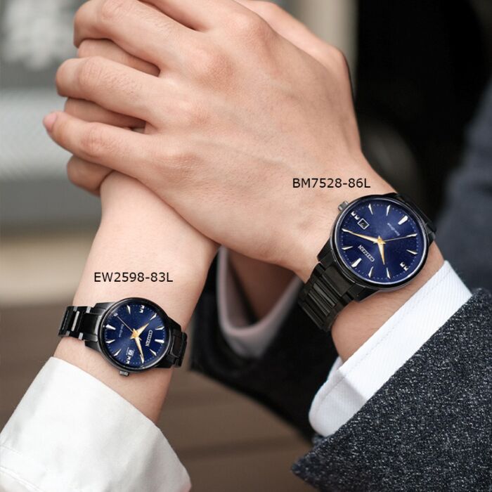 BUY Citizen Eco-Drive Galaxy Blue Dial Sapphire Mens Watch BM7528