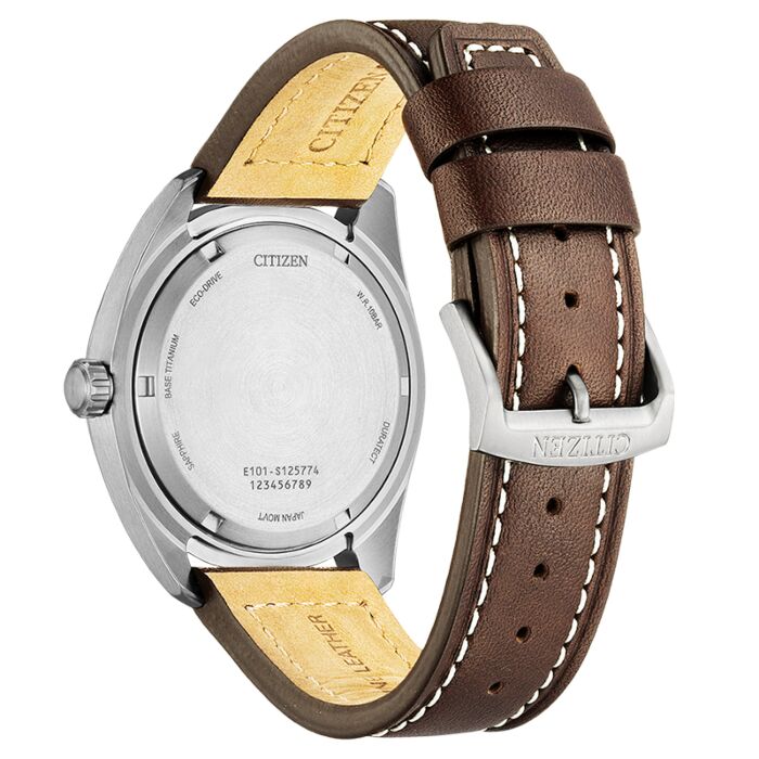 BUY Citizen Eco-Drive Super Titanium Leather Strap Watch BM8560