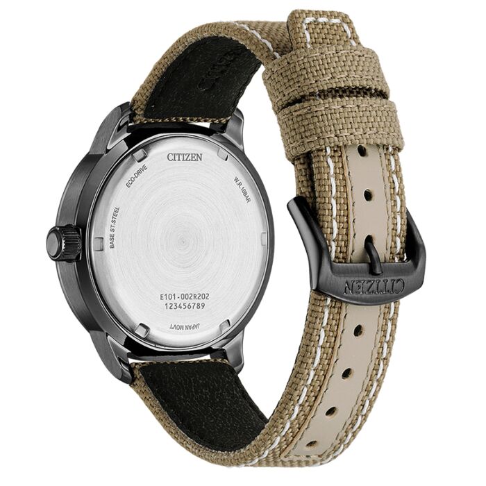 BUY Citizen Eco-Drive Military Style Brown Dial Mens Watch BM8595  