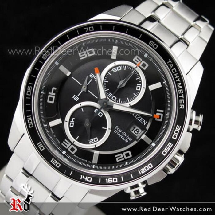 Citizen Eco-Drive Super Titanium Sapphire Chronograph Watch CA0341-52E