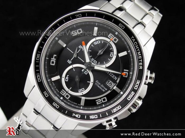 CITIZEN Eco-Drive ダイバーズ 200M 腕時計 BUY Citizen Eco-Drive Super Titanium Sapphire Chronograph Watch