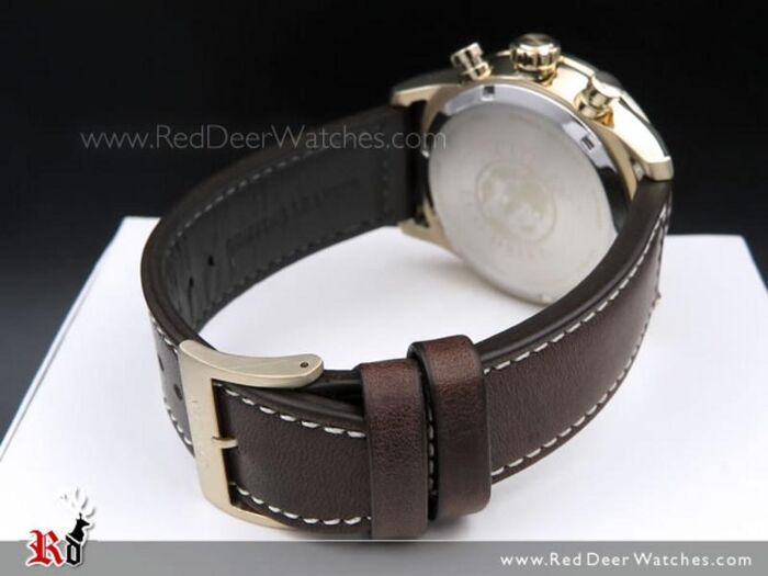 BUY Citizen Eco-Drive Aviator Chronograph 100m Leather Strap Watch