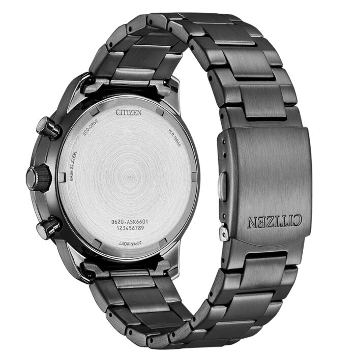 ココアタイム Citizen Luminous dial Chronograph Eco-drive Watch CA4507-84X