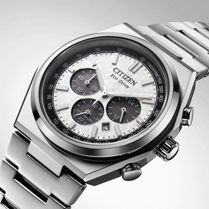 Citizen Eco-Drive Super Titanium Sapphire Chronograph Watch CA4610-85A