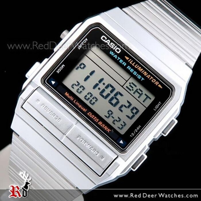 BUY Casio Vintage Style Data Bank Unisex Digital Watch DB-380-1, DB380 -  Buy Watches Online