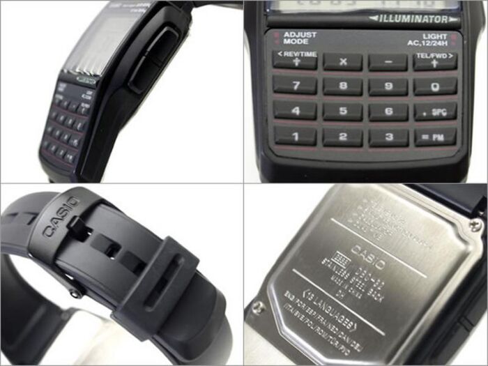 CASIO DATABANK DBC-611-1 Orologio Digitale Vintage Calcolatrice