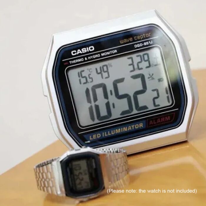 Casio Wave Ceptor Digital Radio-Controlled Alarm Clock DQD-851J-8JF