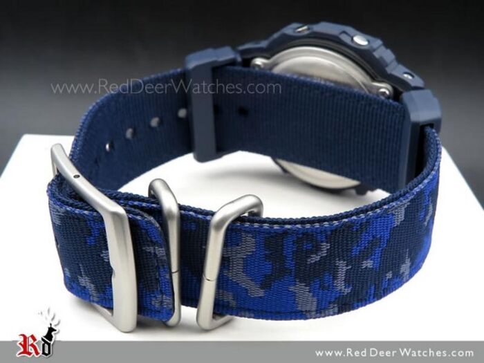 Casio G-Shock Camouflage Reversible Textile Nylon Band Watch DW