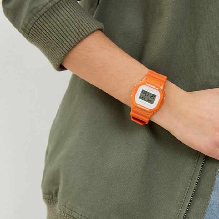 Casio G-Shock Vivid Orange Digital Watch DW-5600WS-4