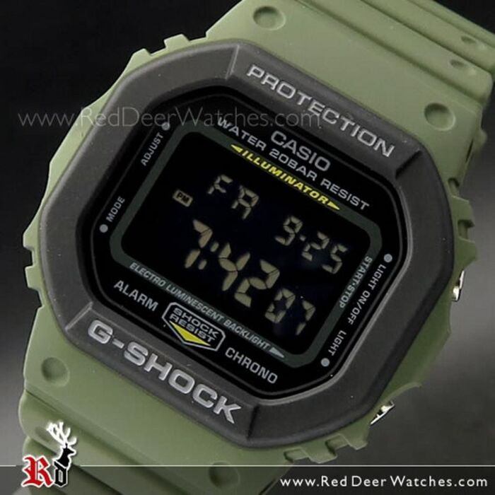 Invertir estoy de acuerdo con después del colegio BUY Casio G-Shock Tactical Military Green Watch DW-5610SU-3 - Buy Watches  Online | CASIO Red Deer Watches