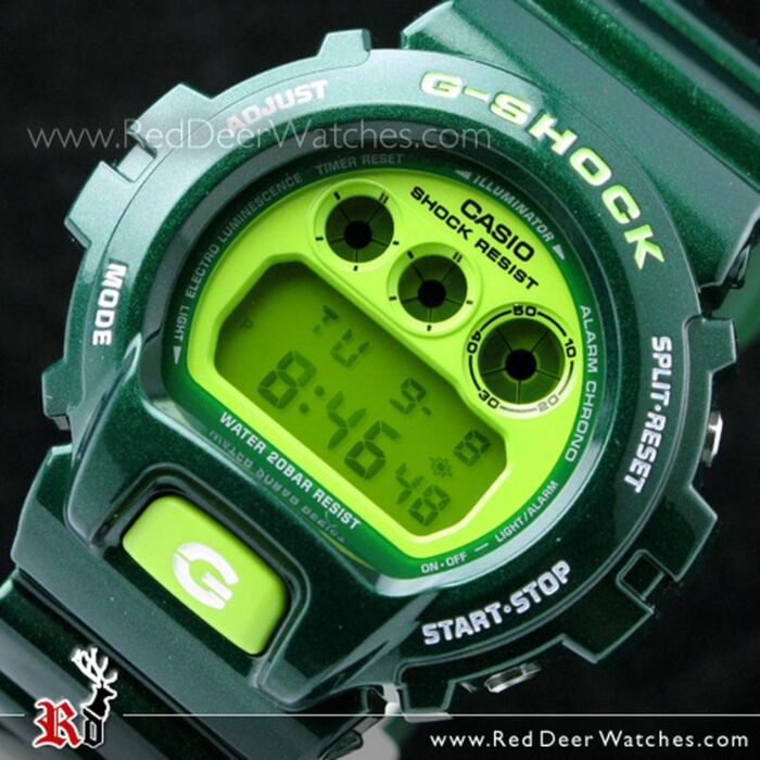 カシオ DW-6900CC-3DR グリーン系 時計 取寄 My metallic green G-Shock DW-6900CC-3DR from  the Crazy Colors