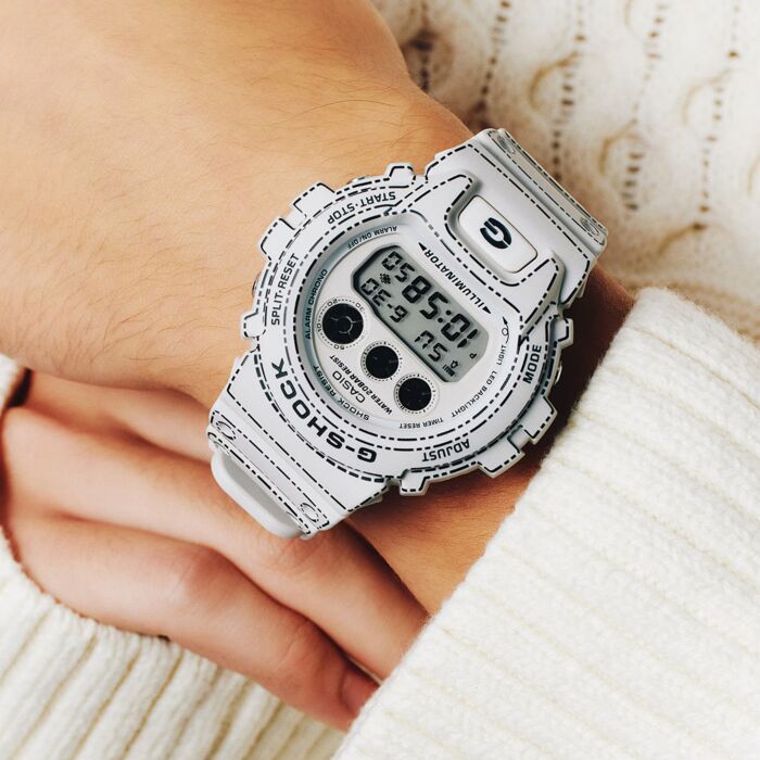 Casio G-SHOCK Origami White Limited Watch DW-6900RGM-5