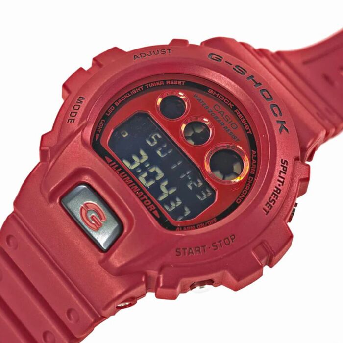 Casio G-Shock Iconic Red Series Bio-Based Red Resin Band Watch DW