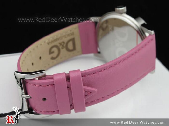 BUY D&G Pose Ladies' White Dial Leather Strap Watch DW0693 - Buy