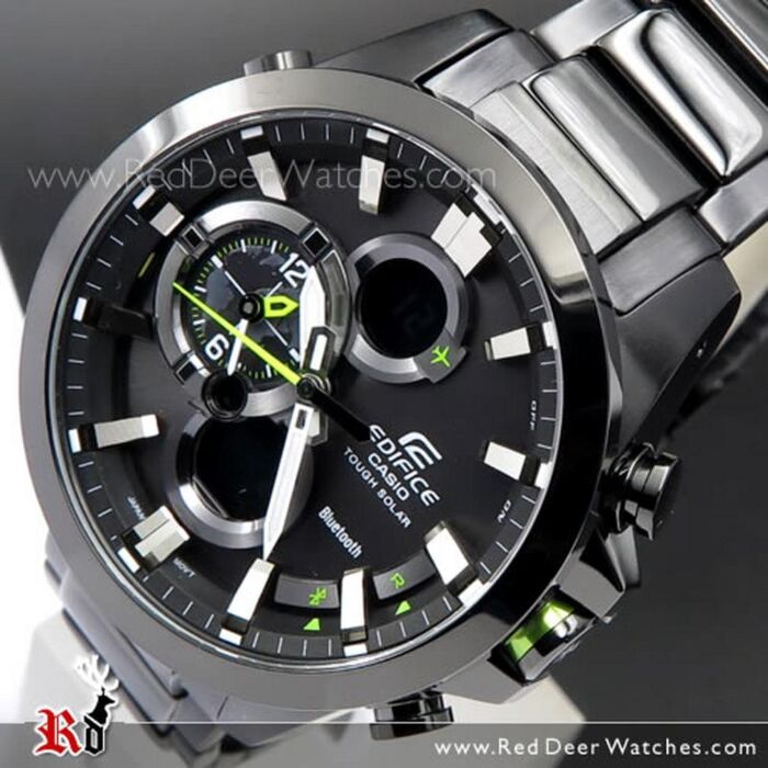 BUY Casio Edifice Solid World Time Bluetooth Smart All Black Watch 