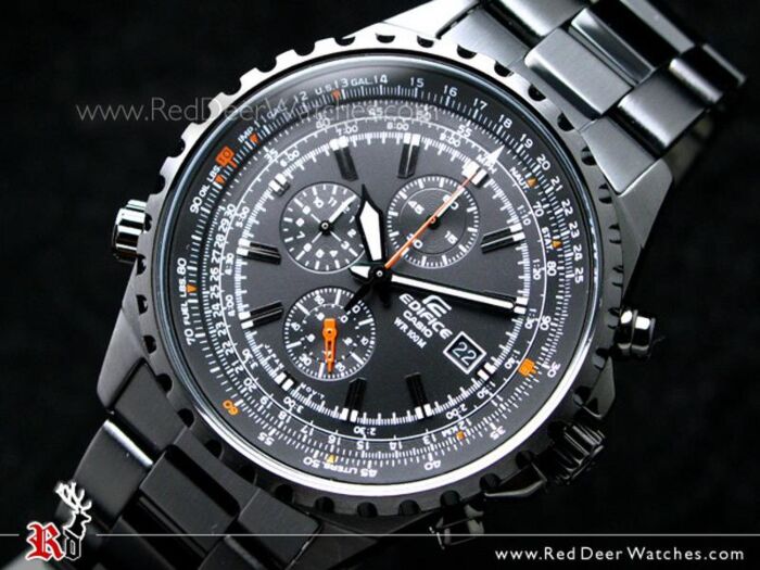 BUY Casio Edifice Men Black Chronograph Watch EF-527BK-1AV