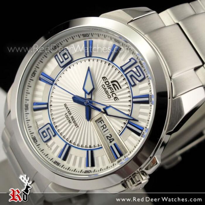 BUY Casio Edifice Day Date Stainless Steel Mens Watch EFR-103D