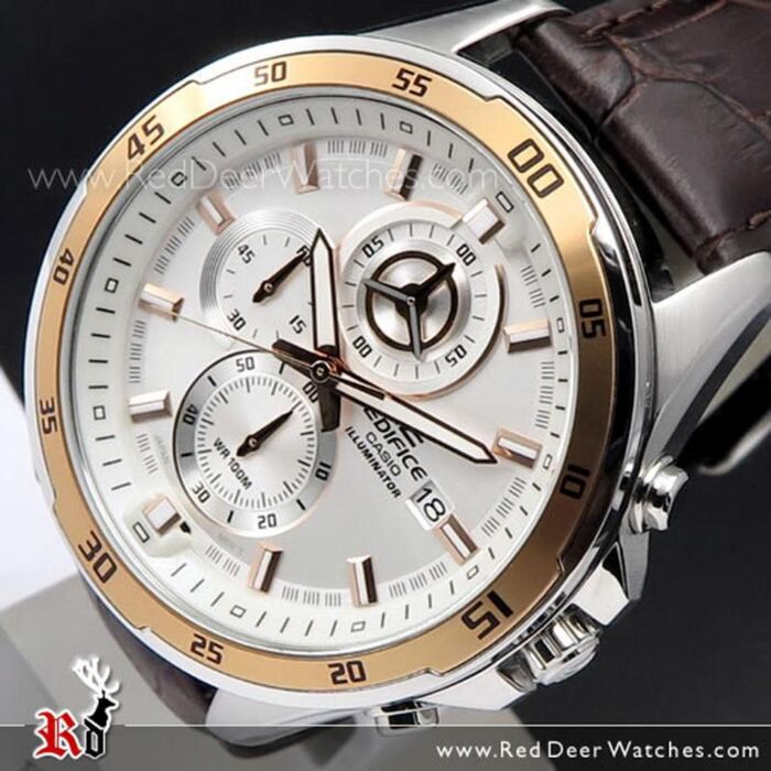 Casio Edifice Chronograph Super illuminator Mens Watch EFR 547L 7AV EFR547L