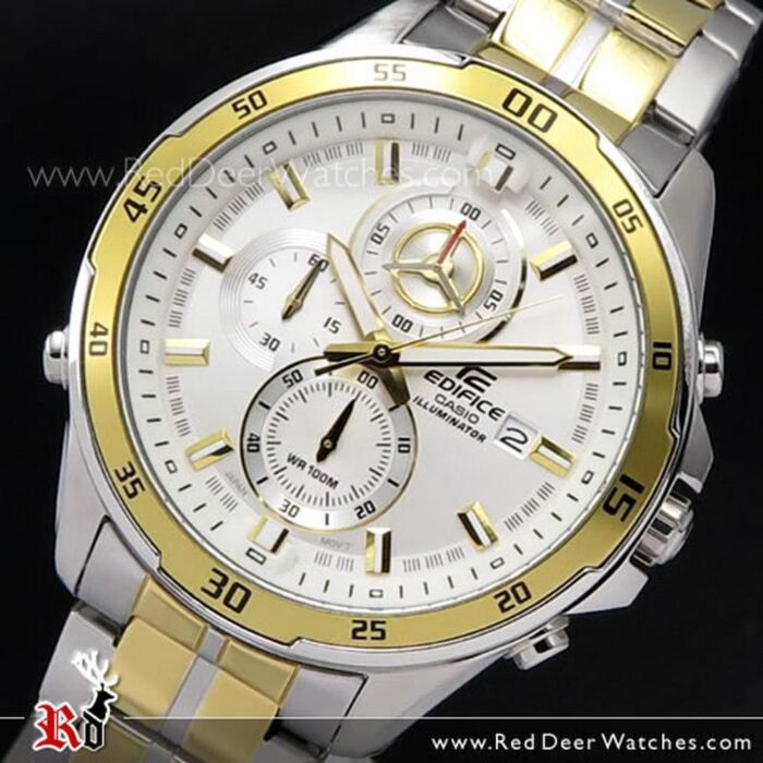 Casio Edifice Chronograph Super illuminator Sport Watch EFR 547SG 7A9 EFR547SG