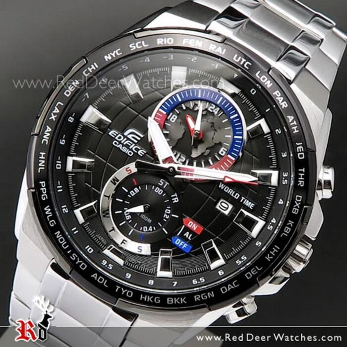 BUY Casio Edifice Dual Dial World Time 200M Alarm Sport Watch EFR-550D-1AV,  EFR550D - Buy Watches Online