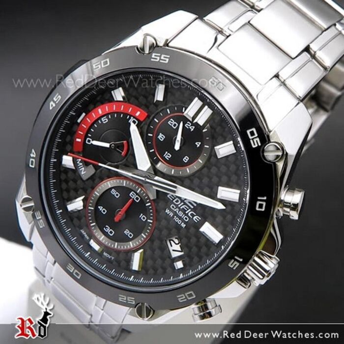 Casio Edifice Chronograph Carbon Fiber Dial Sport watch EFR-557CDB