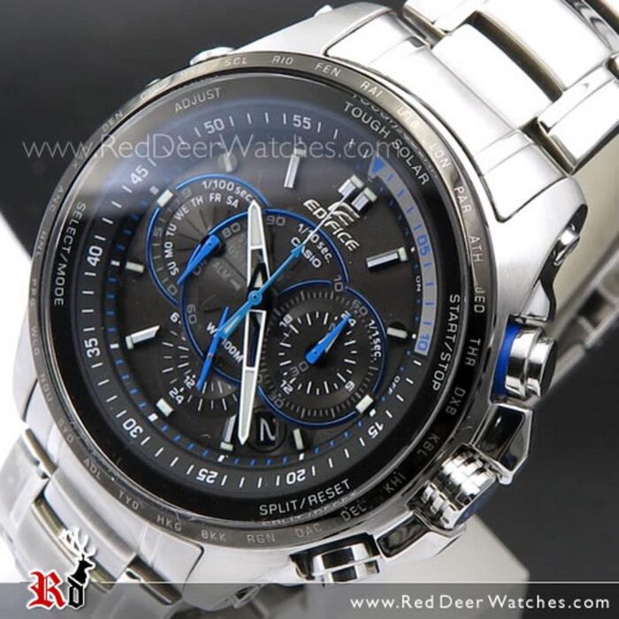 BUY Edifice Chronograph Solar Sapphire Sport Watch EQS-700DB-1AV
