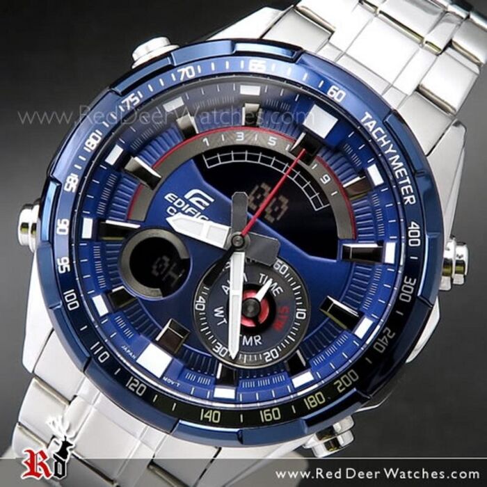 Casio Edifice Racing Blue World Time Thermometer Sport Watch ERA-600RR-2AV, ERA600RR |