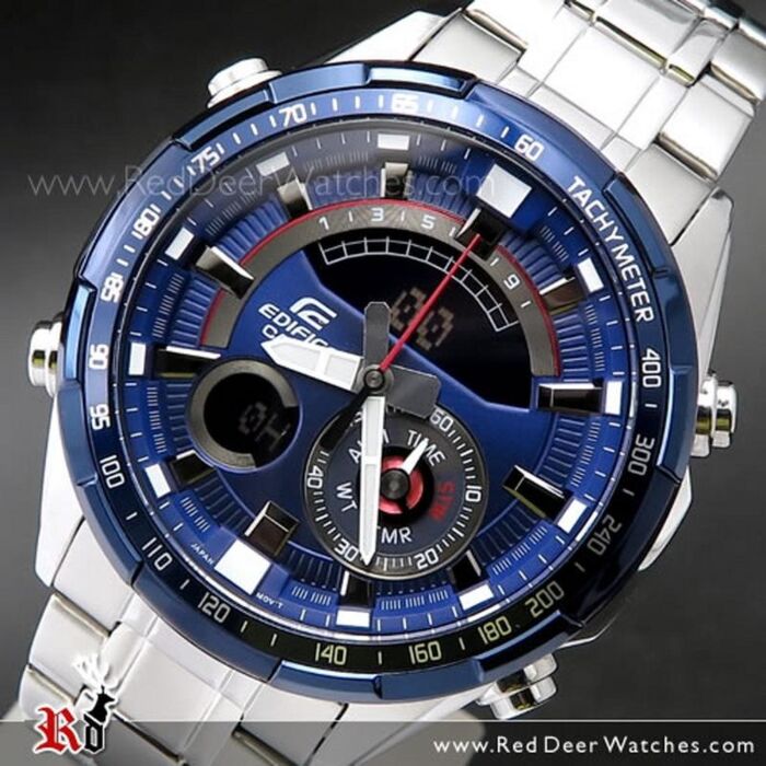 Casio Edifice Racing Blue World Time Sport Watch ERA-600RR-2AV, ERA600RR | RedDeerWatches.com