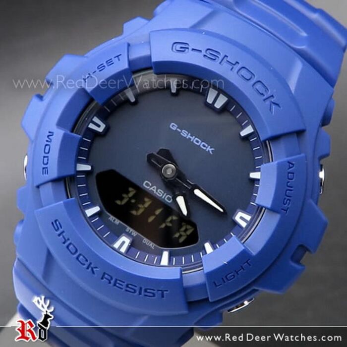 Casio G-Shock Modestly Clean Analog Digital 200M Sport Watch G-100CU-2A,  G100CU