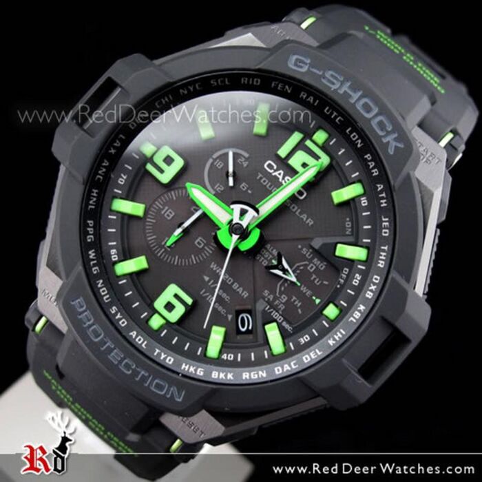 Casio G-Shock Gravity Defier Tough Solar 200M Watch G-1400-1A3, G1400