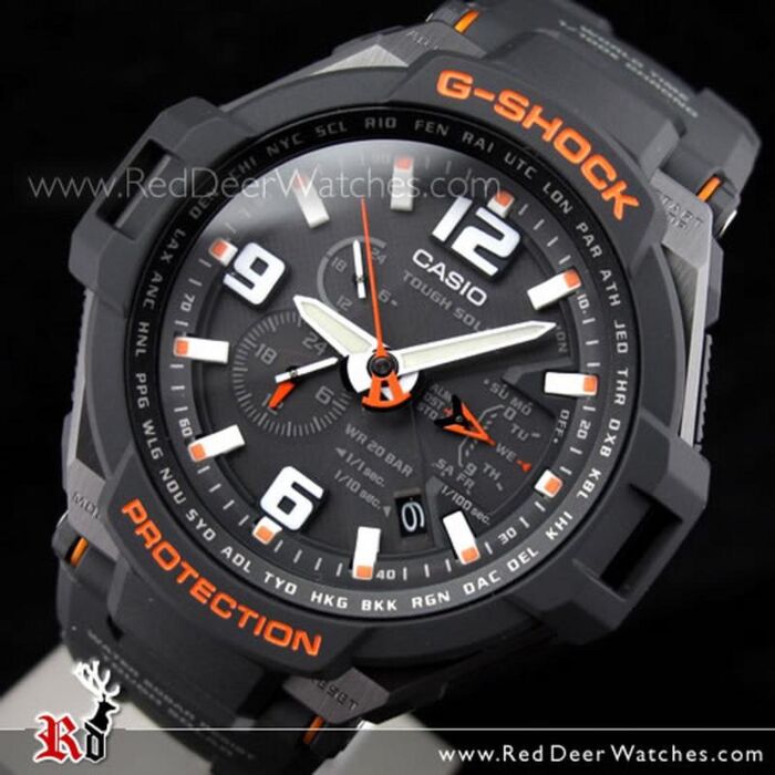 BUY Casio G-Shock Gravity Defier Tough Solar 200M Watch G-1400-1A, G1400 -  Buy Watches Online