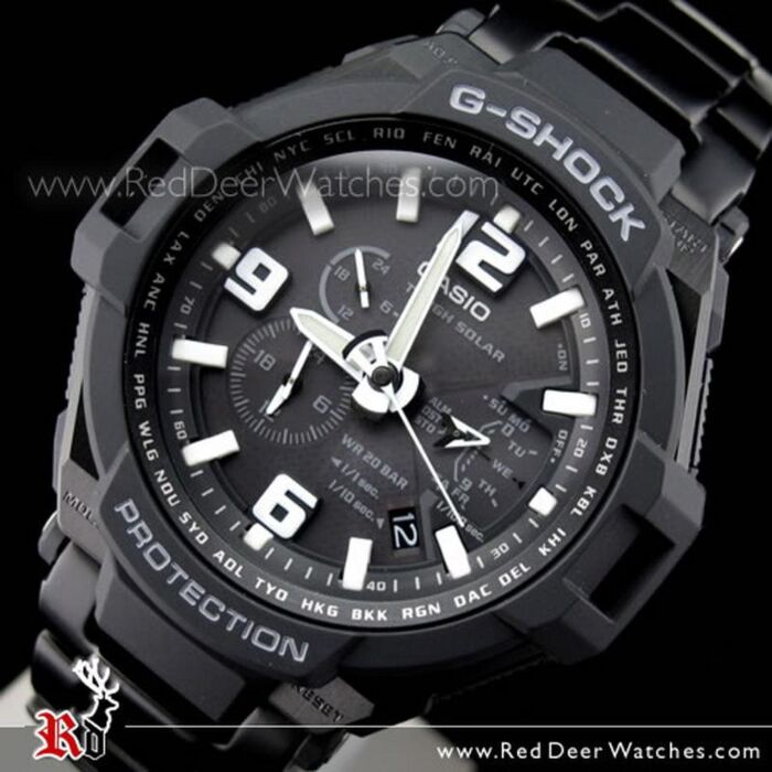 Casio G-Shock Gravity Defier Tough Solar 200M Watch G-1400D-1A, G1400D