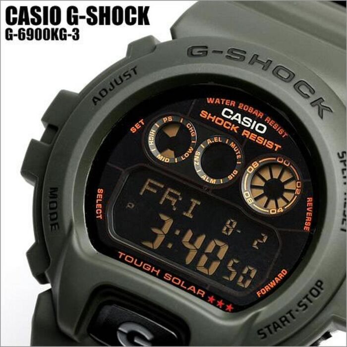 G shock military green best sale