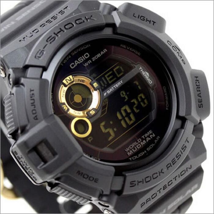 Fejde smart hagl BUY Casio G-SHOCK MUDMAN Master of G Black Motif Watch G-9300GB-1, G9300GB  - Buy Watches Online | CASIO Red Deer Watches