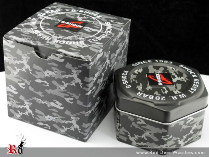 Casio G Shock Camouflage Black Gold Analog Digital Display Watch GA 100CF 1A9 GA110BC