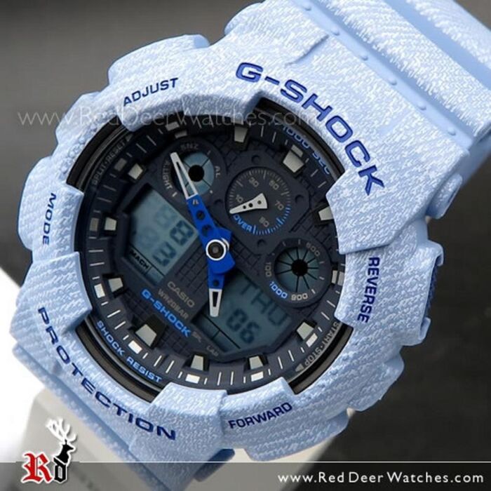 デニムカラー G-SHOCK デジタル腕時計 GA-100DE-2AJF 楽天市場】CASIO カシオ G-SHOCK Gショック ジーショック 腕時計