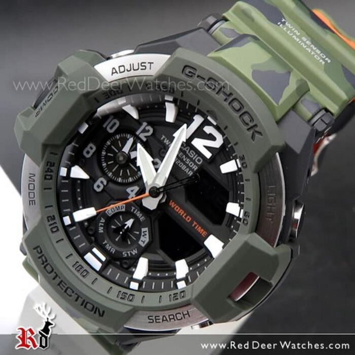Casio G-Shock GRAVITYMASTER MASTER in Olive Drab Watch GA