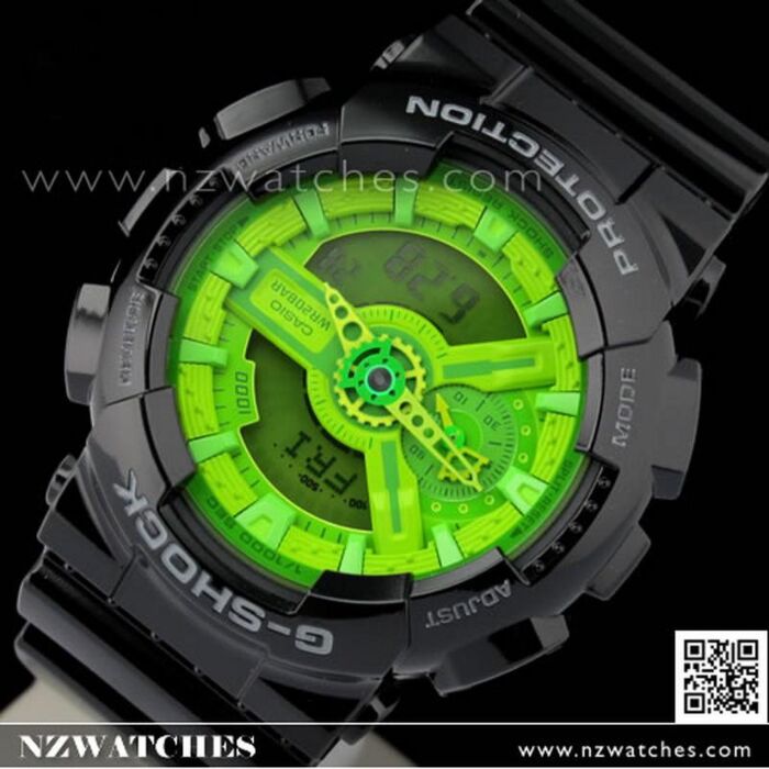 Casio G Shock Hyper Colors Analog Digital Display Watch GA 110B 1A3 GA110B