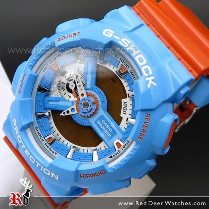 Casio G Shock Pair Model Analogue Digital Sport Watch GA 110NC 2A GA110NC