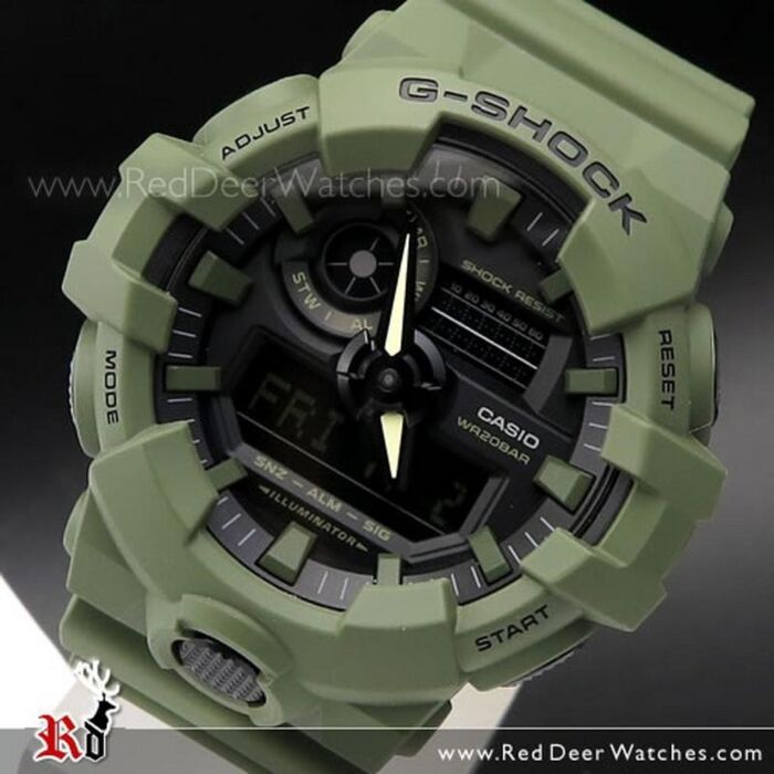 G-Shock Analog Digital Super Olive Green Watch GA-700UC-3A, GA700UC |